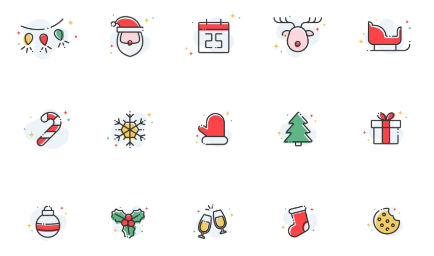 15 FREE Christmas Icons